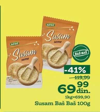 Susam Baš Baš 100g
