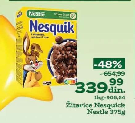 Žitarice Nesquick Nestle 375g
