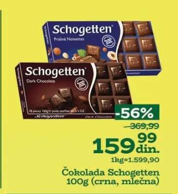 Čokolada Schogetten