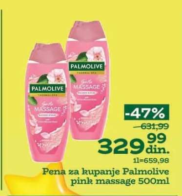 Pena za kupanje Palmolive pink massage 500ml