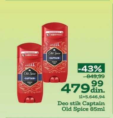 Deo stik Captain Old Spice 85ml