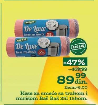 De Luxe kese za smeće