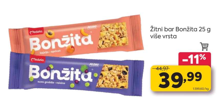 Žitni bar Bonžita 25 g