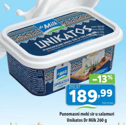 Unikatos Dr Milk 260 g