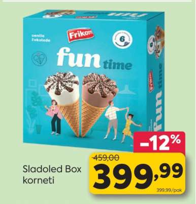 Sladoled Box korneti