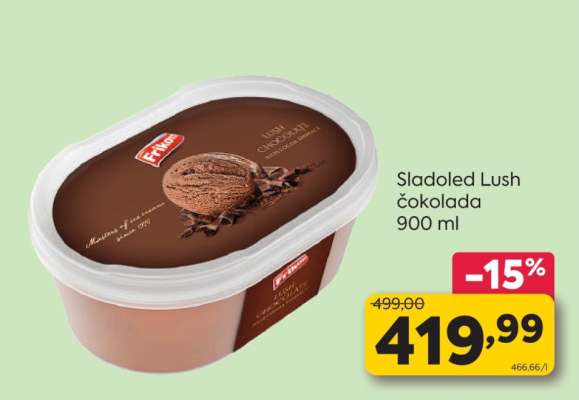 Sladoled Lush čokolada