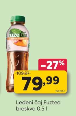 Ledeni čaj Fuztea breskva 0.5 l