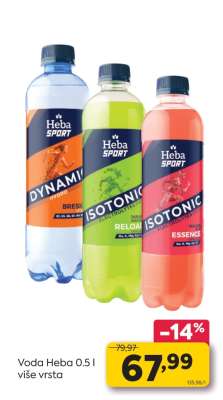 Voda Heba 0.5 l