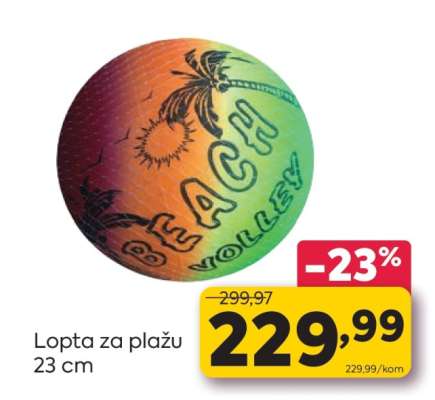 LOPTA ZA PLAŽU