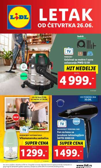 Lidl katalog - 26.06.2025 - 02.07.2025.