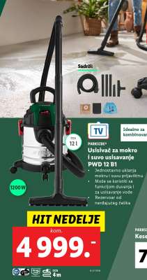Usisivač za mokro i suvo usisavanje PWD 12 B1