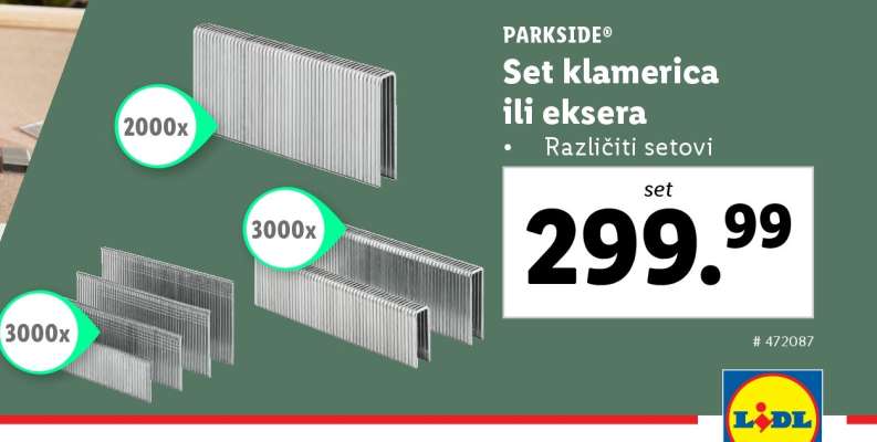 Set klamerica ili eksera