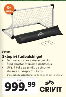 Sklopivi fudbalski gol