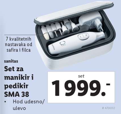 Set za manikir i pedikir SMA 38