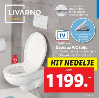 Daska za WC šolju
