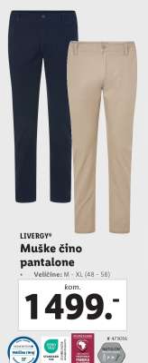 Muške čino pantalone