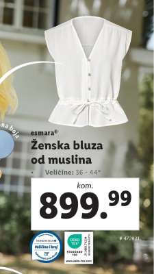 Ženska bluza od muslina