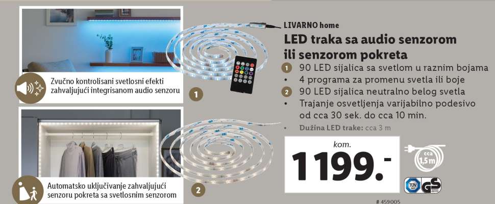 LIVARNO home LED traka