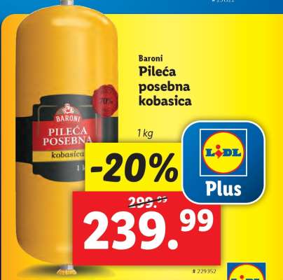 Baroni Pileća posebna kobasica