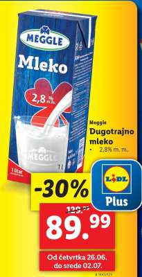 Meggle Dugotrajno mleko