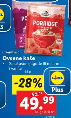 Crownfield Ovsene kaše