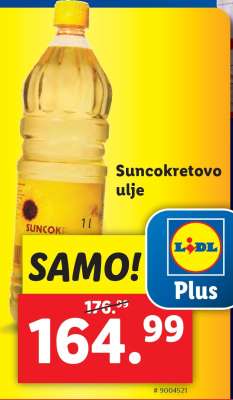 SUNCOKRETOVO ULJE