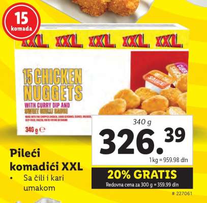 15 Chicken Nuggets