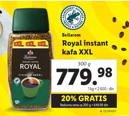 Bellarom Royal instant kafa XXL