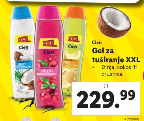 Cien Gel za tuširanje XXL