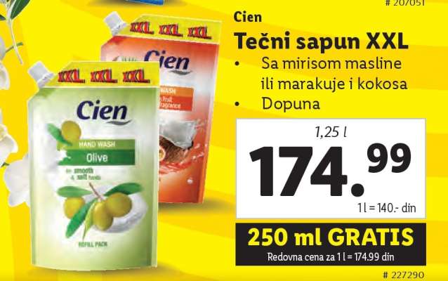 Cien Tečni sapun XXL