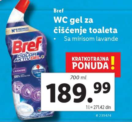 Bref WC Gel