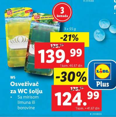 W5 Osveživač za WC šolju