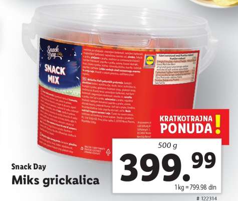Snack Day Miks grickalica