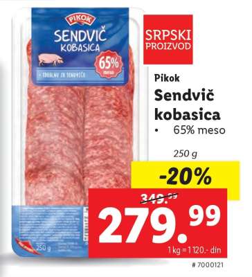 SENDVIČ KOBASICA