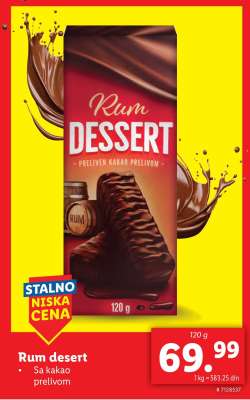 Rum desert