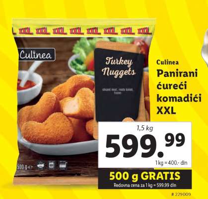 Culinea Panirani ćureći komadići XXL