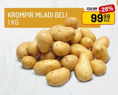 Krompir mladi beli