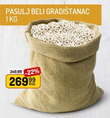 Pasulj beli gradištanac 1 kg
