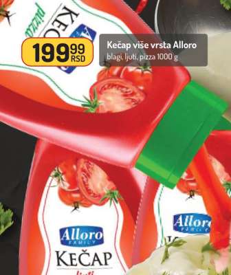 Kečap više vrsta Alloro