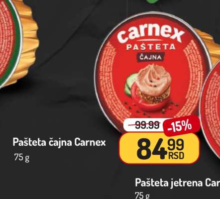 Pašteta čajna Carnex