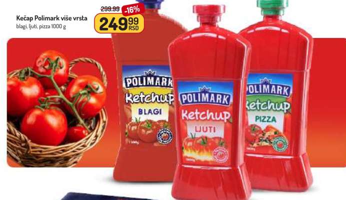 Kečap Polimark više vrsta