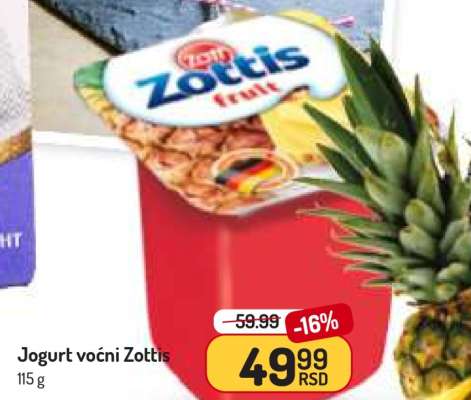 Jogurt voćni Zottis