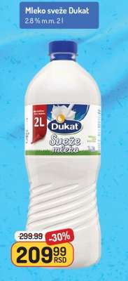 Mleko sveže Dukat