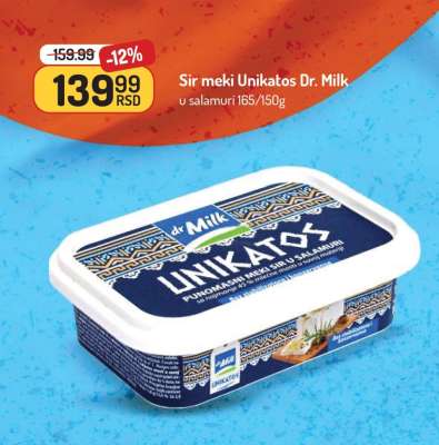 Sir meki Unikatos Dr. Milk