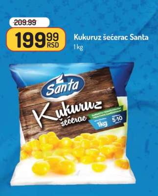 KUKURUZ ŠEĆERAC SANTA