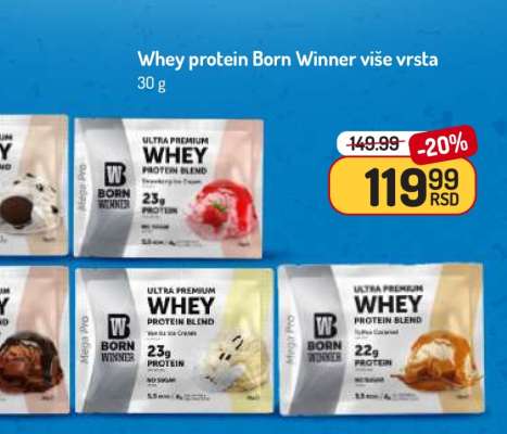 Whey protein Born Winner više vrsta