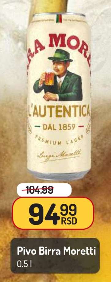 Pivo Birra Moretti
