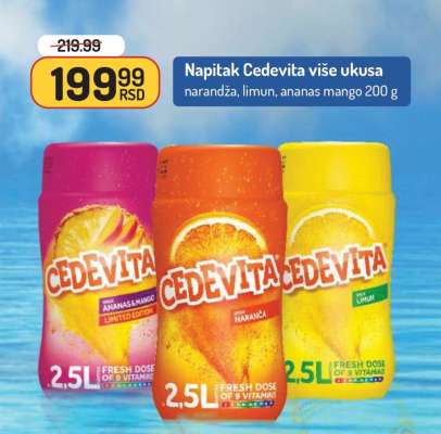 Napitak Cedevita više ukusa