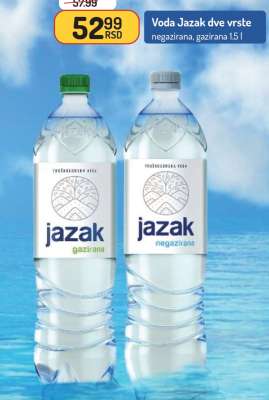 Voda Jazak dve vrste