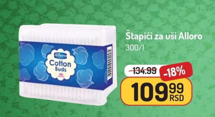 Štapići za uši Alloro